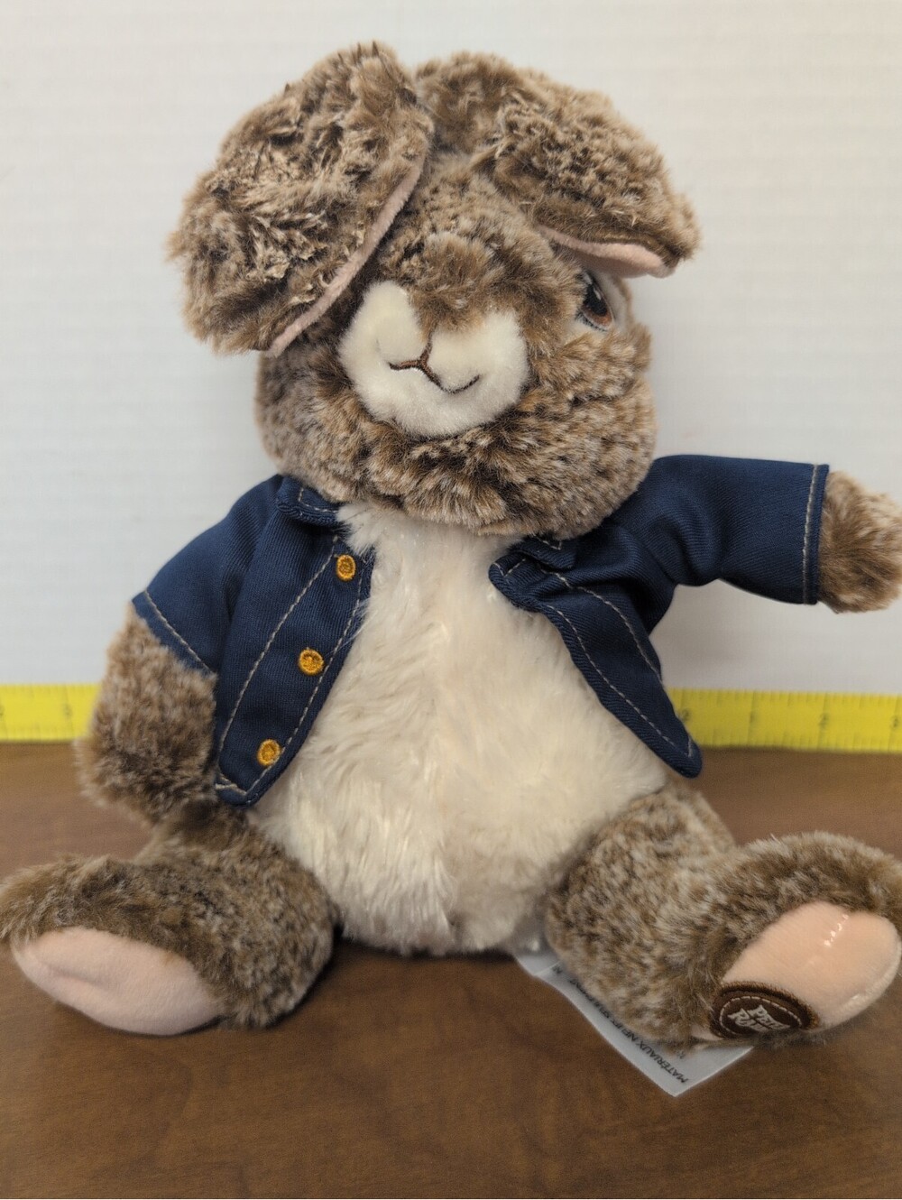 Animal Adventure Peter Rabbit Squeezimals Plush Squeeze Surprise Ear Goes Up 11"